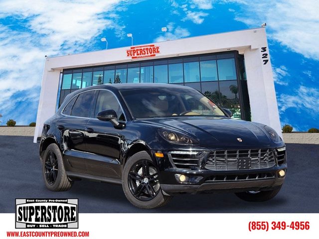 Black 2015 Porsche Macan S AWD SUV / Crossover All-Wheel Drive Automatic