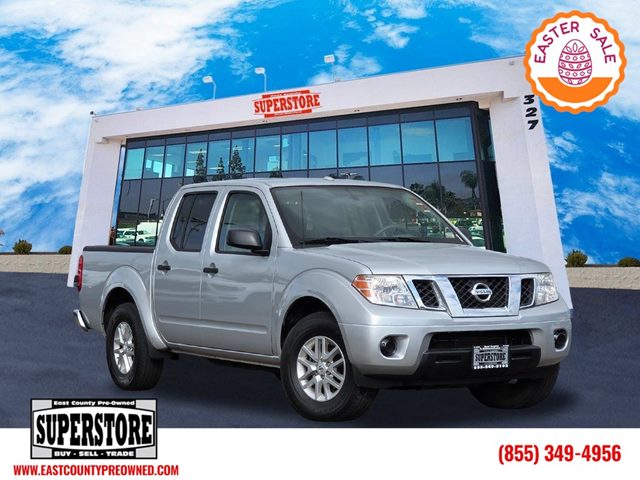 Brilliant Silver 2016 Nissan Frontier SV Crew Cab Pickup Truck 4X2 Automatic