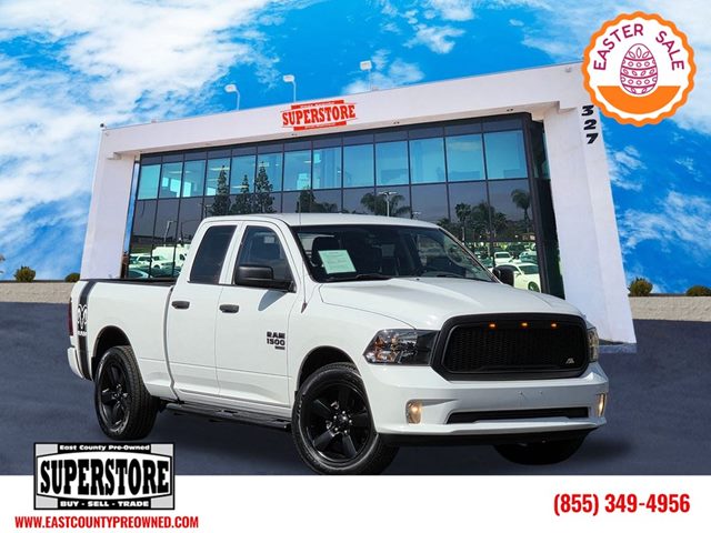 Bright White Clearcoat 2019 RAM 1500 Classic Express Quad Cab RWD Pickup Truck 4X2 Automatic
