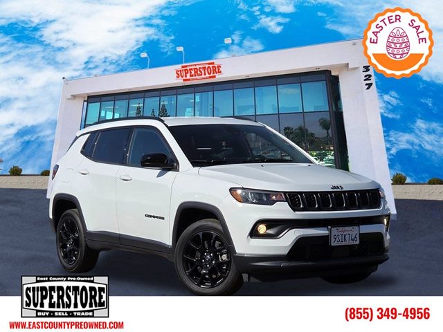 Bright White Clearcoat 2025 Jeep Compass Latitude 4WD SUV / Crossover Four-Wheel Drive Automatic