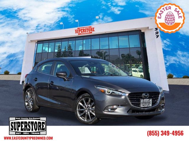Machine Gray Metallic 2018 Mazda MAZDA3 Grand Touring Hatchback Hatchback Front-Wheel Drive Automatic