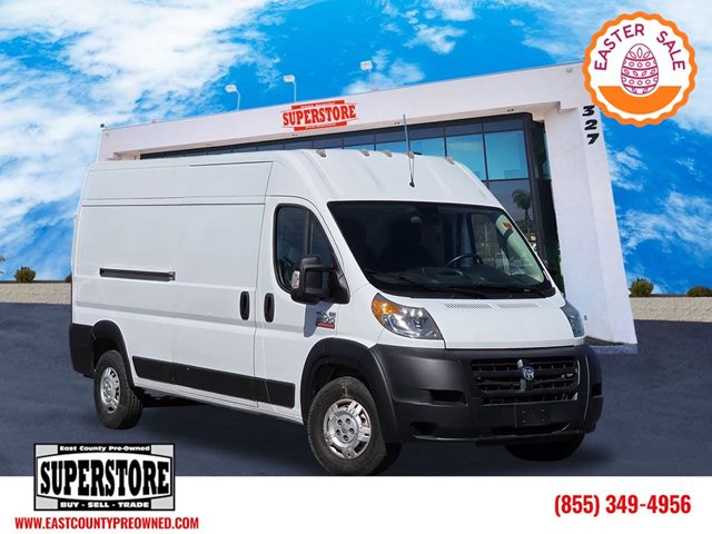 Bright White Clearcoat 2014 RAM ProMaster 3500 159 High Roof Cargo Van Van Front-Wheel Drive Manual