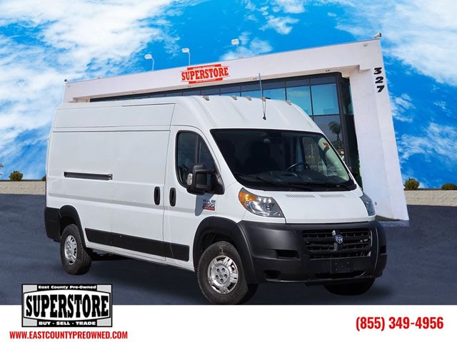Bright White Clearcoat 2014 RAM ProMaster 3500 159 High Roof Cargo Van Van Front-Wheel Drive Manual