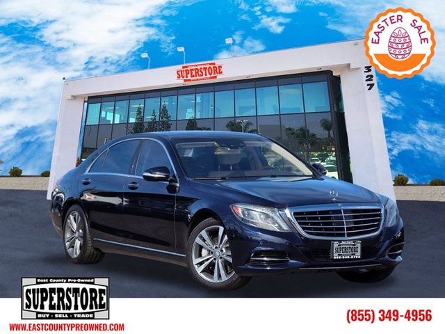 Blue 2014 Mercedes-Benz S-Class S 550 Sedan Rear-Wheel Drive Automatic
