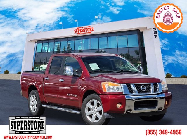 Red (Venetian Ruby) 2014 Nissan Titan SL Crew Cab Pickup Truck 4X2 Automatic