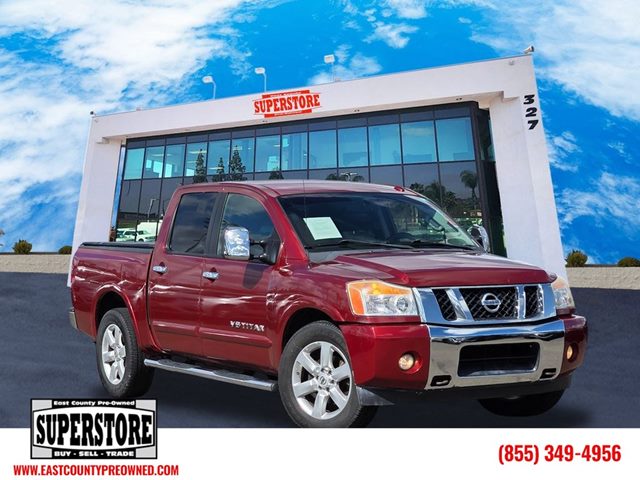Red (Venetian Ruby) 2014 Nissan Titan SL Crew Cab Pickup Truck 4X2 Automatic