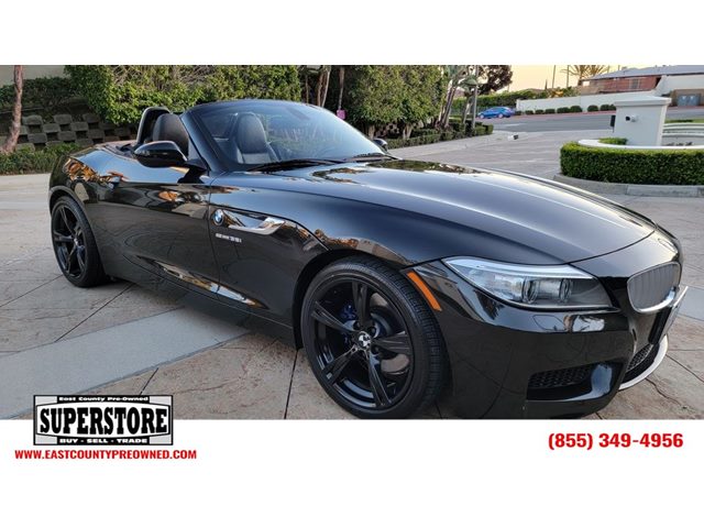 Black Sapphire Metallic 2015 BMW Z4 sDrive35i Roadster RWD Convertible Rear-Wheel Drive Manual