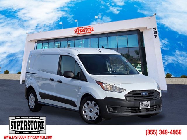 Frozen White 2019 Ford Transit Connect Cargo XL LWB FWD with Rear Cargo Doors Van Front-Wheel Drive Automatic