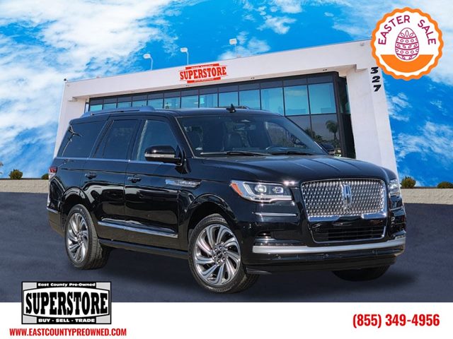 Infinite Black Metallic Clearcoat 2023 Lincoln Navigator Reserve 4WD SUV / Crossover Four-Wheel Drive Automatic