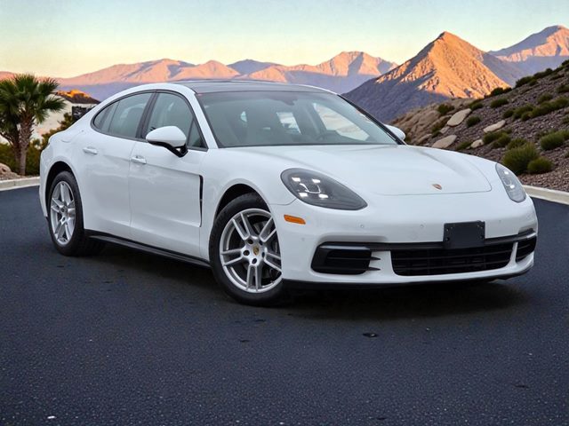 White 2017 Porsche Panamera 4 Sedan All-Wheel Drive Automatic