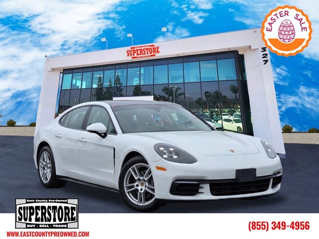 White 2017 Porsche Panamera 4 Sedan All-Wheel Drive Automatic
