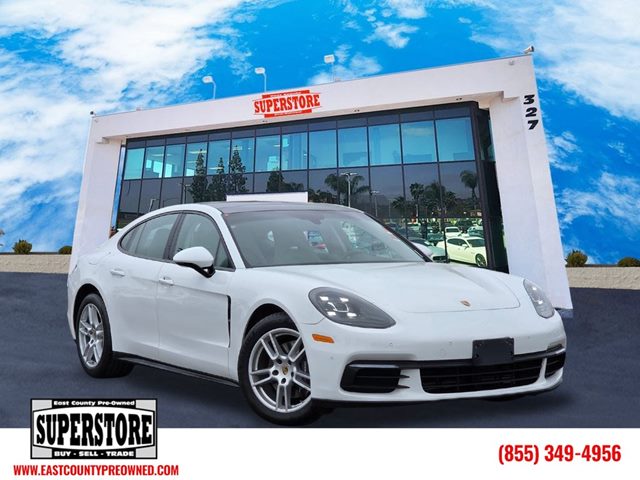 White 2017 Porsche Panamera 4 Sedan All-Wheel Drive Automatic