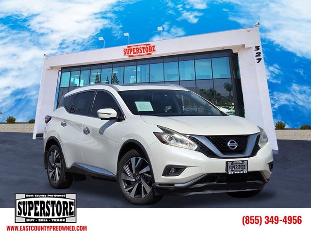 Pearl White 2018 Nissan Murano Platinum FWD SUV / Crossover Front-Wheel Drive Automatic