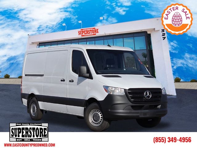 Arctic White 2023 Mercedes-Benz Sprinter Cargo 1500 144 RWD Van Rear-Wheel Drive Automatic