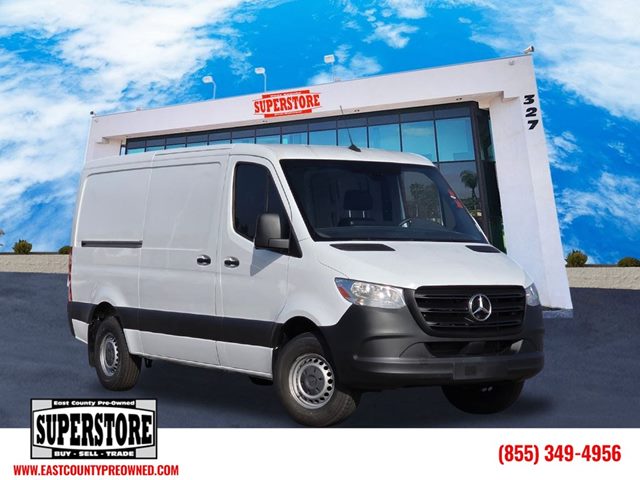 Arctic White 2023 Mercedes-Benz Sprinter Cargo 1500 144 RWD Van Rear-Wheel Drive Automatic