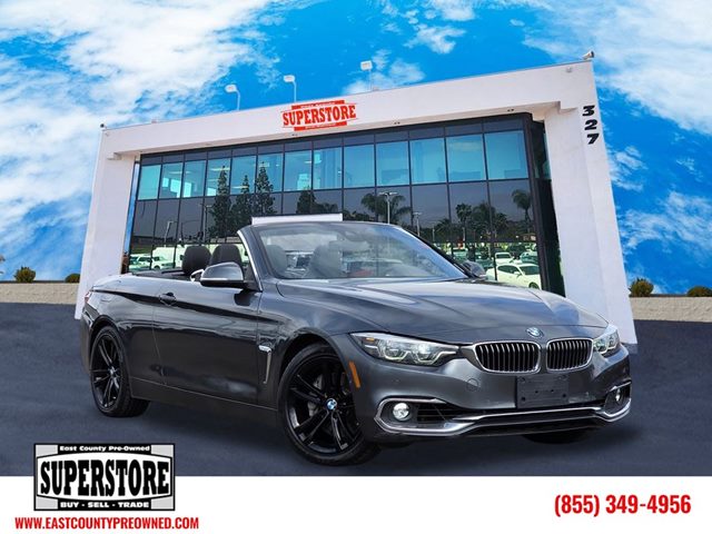 Gray (Mineral Grey Metallic) 2019 BMW 4 Series 440i Convertible RWD Convertible Rear-Wheel Drive Automatic