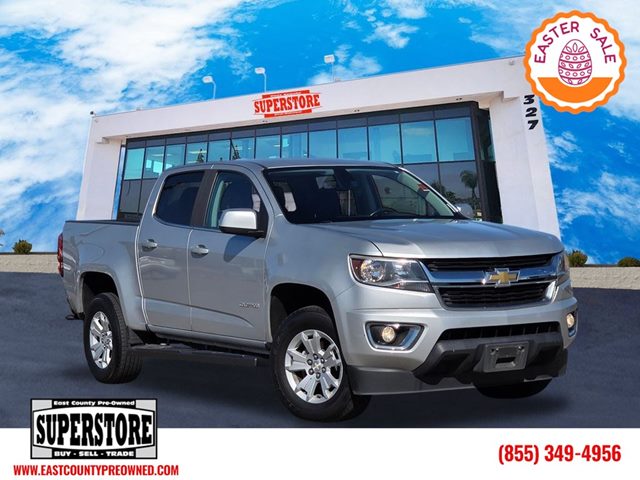 Silver Ice Metallic 2016 Chevrolet Colorado LT Crew Cab RWD Pickup Truck 4X2 Automatic