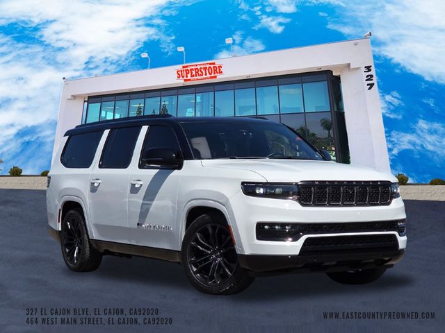 Bright White Clearcoat 2024 Jeep Grand Wagoneer L Obsidian 4WD SUV / Crossover Four-Wheel Drive Automatic