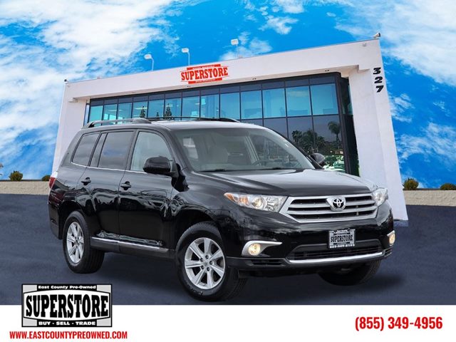 Black 2013 Toyota Highlander Plus FWD SUV / Crossover Front-Wheel Drive Automatic