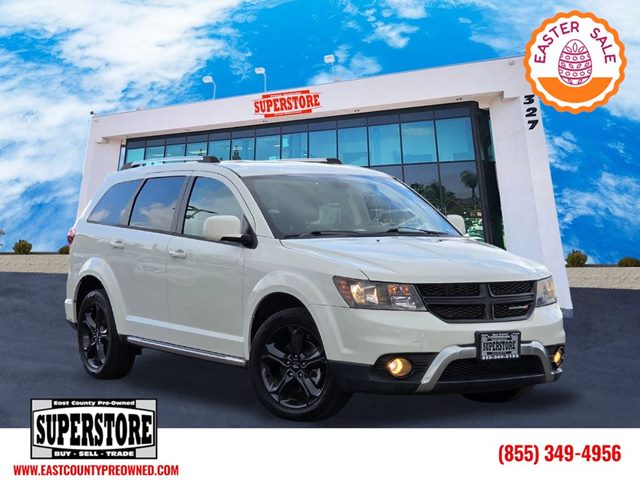 Vice White 2019 Dodge Journey Crossroad AWD SUV / Crossover All-Wheel Drive Automatic