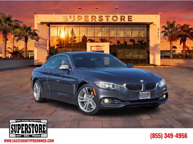 Mineral Gray Metallic 2016 BMW 4 Series Convertible Rear-Wheel Drive Automatic