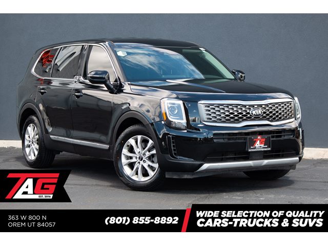 Ebony Black 2021 Kia Telluride LX AWD SUV / Crossover All-Wheel Drive Automatic