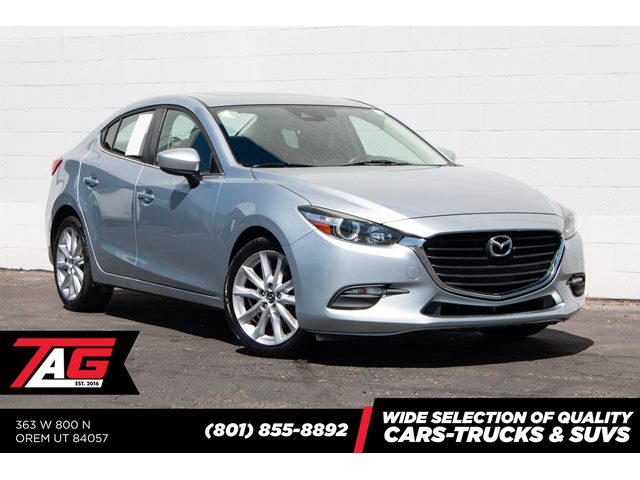 Sonic Silver Metallic 2017 Mazda MAZDA3 Touring Sedan Front-Wheel Drive Automatic