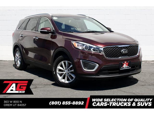 Red (Sangria) 2018 Kia Sorento SUV / Crossover All-Wheel Drive Automatic