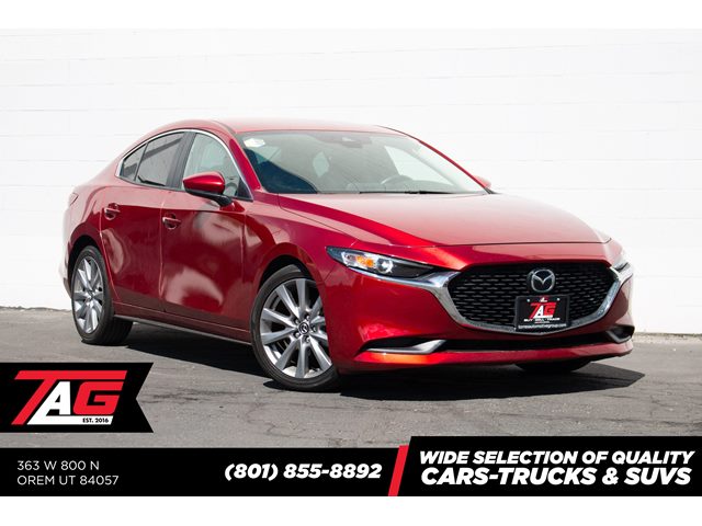 Soul Red Crystal Metallic 2021 Mazda MAZDA3 Sedan Front-Wheel Drive Automatic