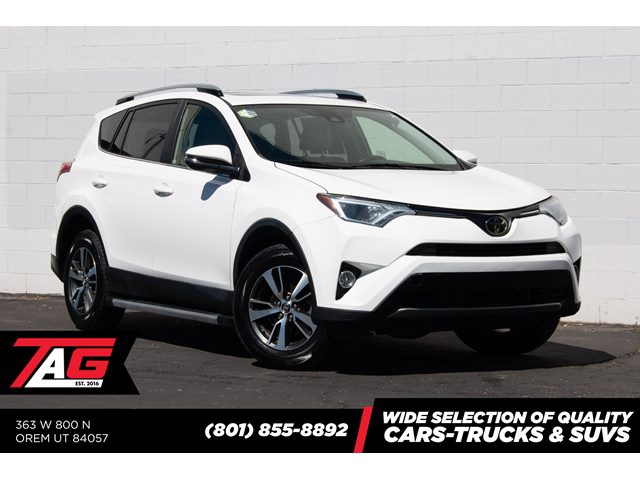 Super White 2018 Toyota RAV4 XLE AWD SUV / Crossover All-Wheel Drive Automatic