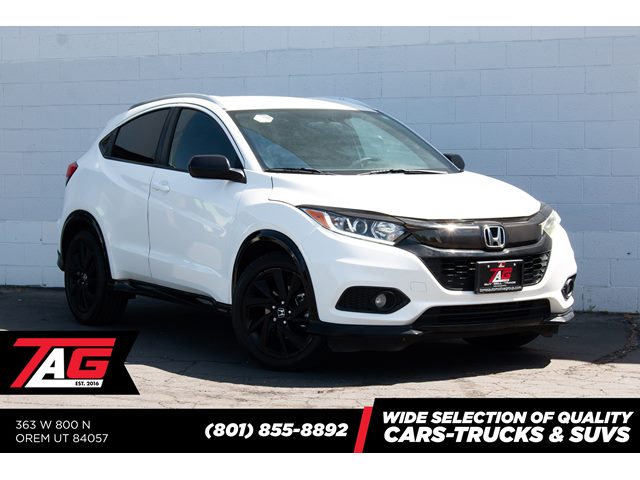 Platinum White Pearl 2022 Honda HR-V SUV / Crossover Front-Wheel Drive Automatic