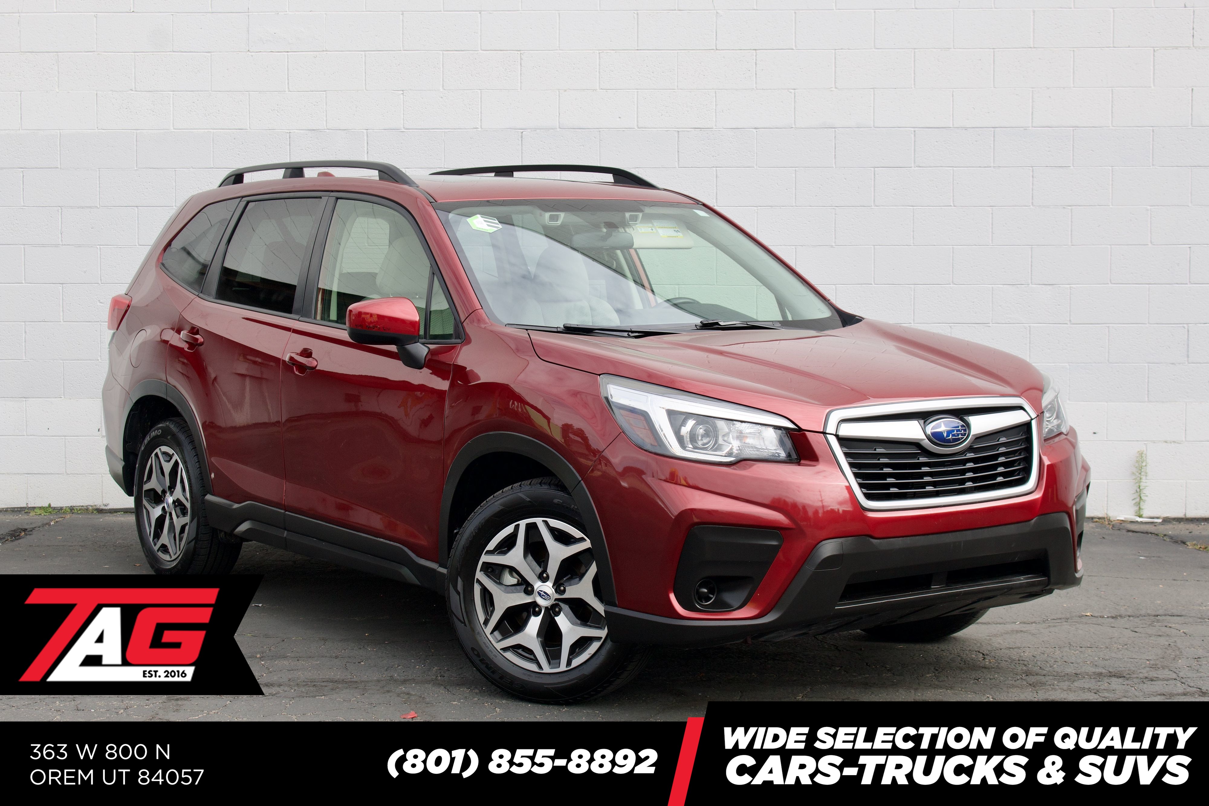 Crimson Red Pearl 2020 Subaru Forester SUV / Crossover All-Wheel Drive Automatic