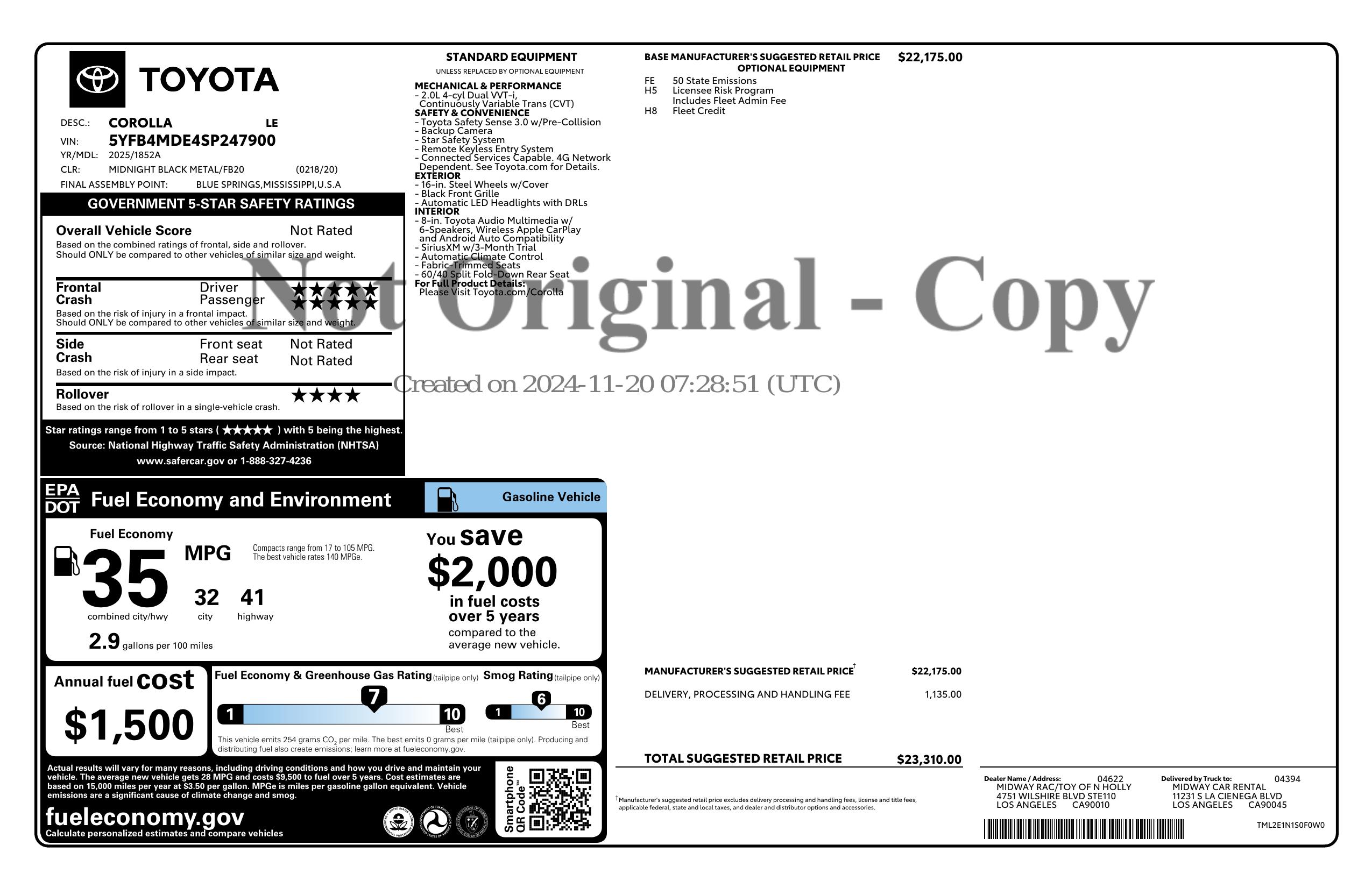 Toyota Corolla photo 2