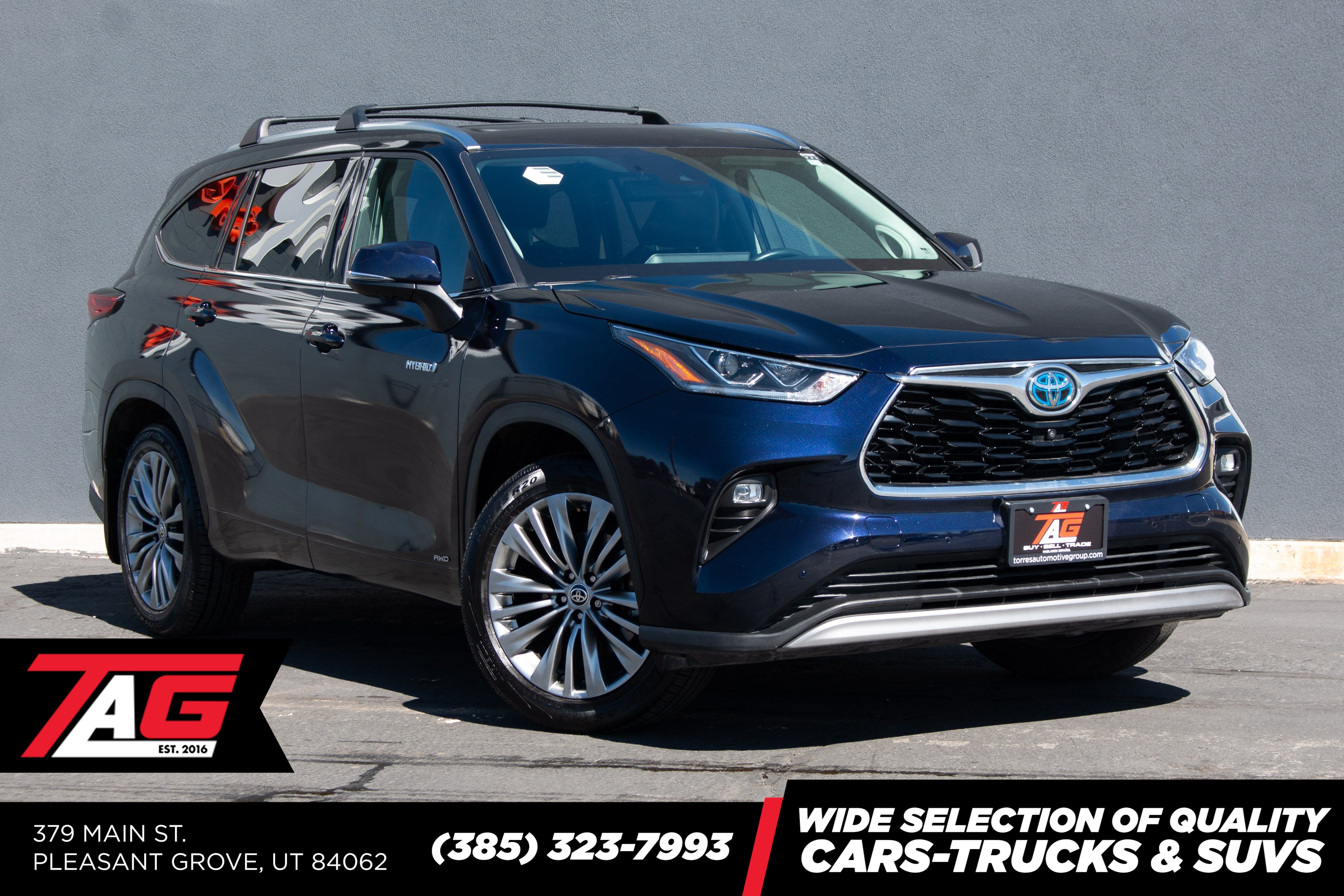 2021 Toyota Highlander Hybrid Platinum AWD