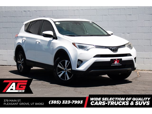 Super White 2018 Toyota RAV4 XLE SUV / Crossover Front-Wheel Drive Automatic