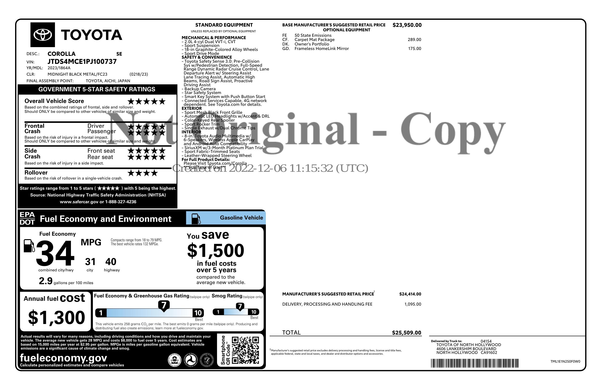 Toyota Corolla photo 2