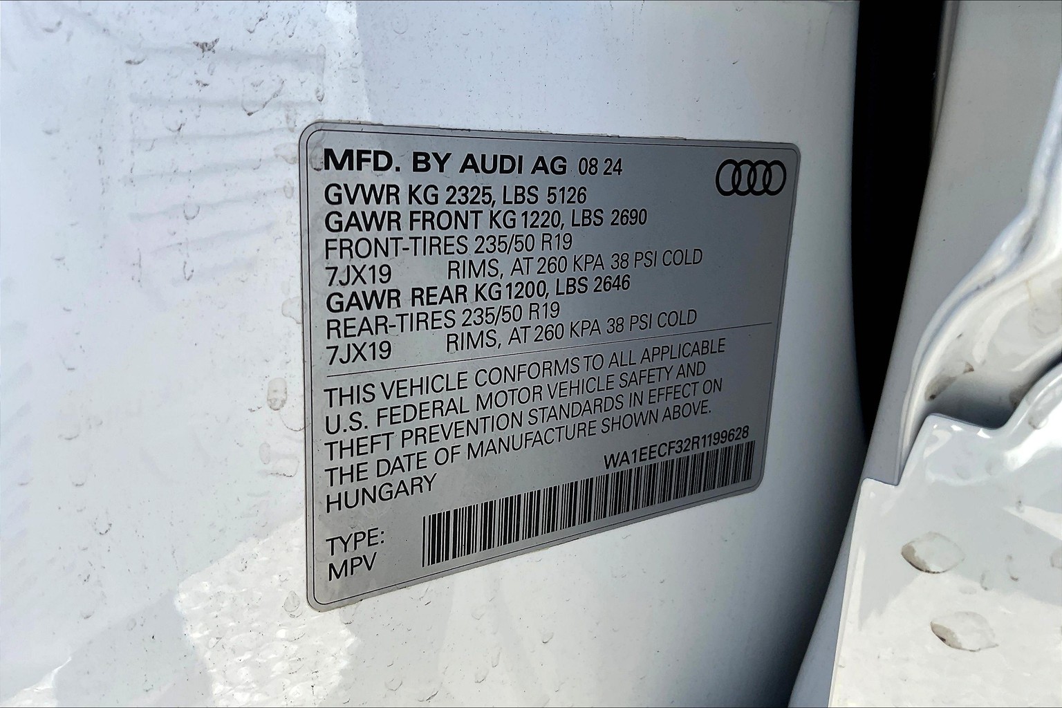 Sold 2024 Audi Q3 S line Premium Plus in Tucson