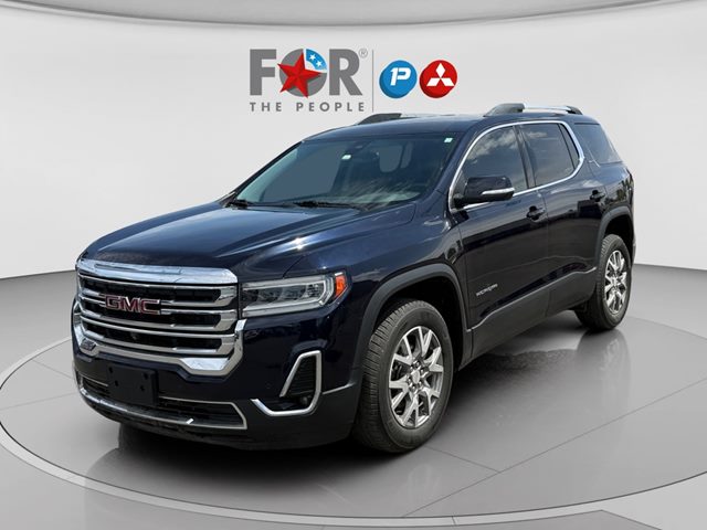 Midnight Blue Metallic 2021 GMC Acadia SLT FWD SUV / Crossover Front-Wheel Drive Automatic