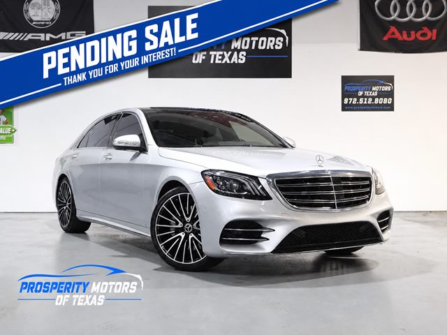 Iridium Silver Metallic 2019 Mercedes-Benz S-Class Sedan Rear-Wheel Drive Automatic