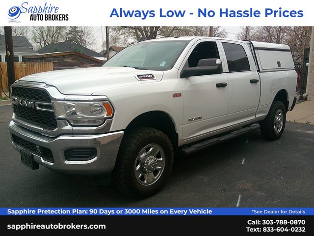 Bright White Clearcoat 2021 RAM 2500 Tradesman Crew Cab 4WD Pickup Truck Four-Wheel Drive Automatic