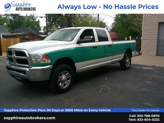 Bright White Clearcoat 2015 RAM 2500 Tradesman Crew Cab LB 4WD Pickup Truck Four-Wheel Drive Automatic