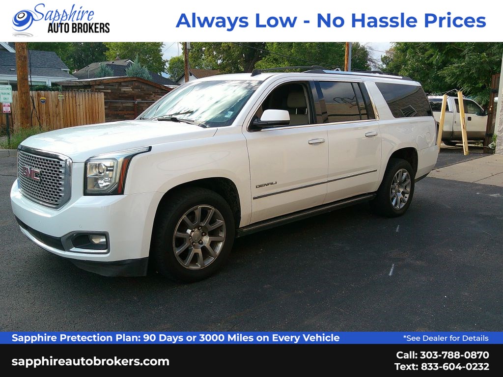 Summit White 2015 GMC Yukon XL SUV / Crossover Four-Wheel Drive Automatic