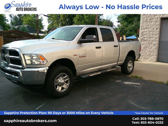 Bright Silver Metallic Clearcoat 2018 RAM 2500 Pickup Truck Four-Wheel Drive Automatic