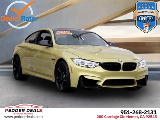 Austin Yellow Metallic 2015 BMW M4 Coupe RWD Coupe Rear-Wheel Drive Manual