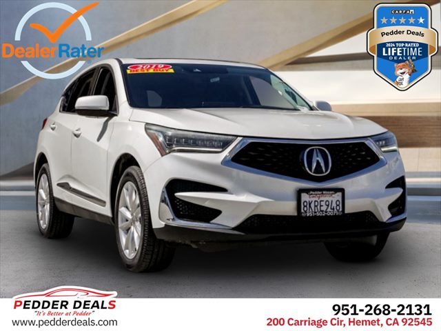 White Diamond Pearl 2019 Acura RDX FWD SUV / Crossover Front-Wheel Drive Automatic