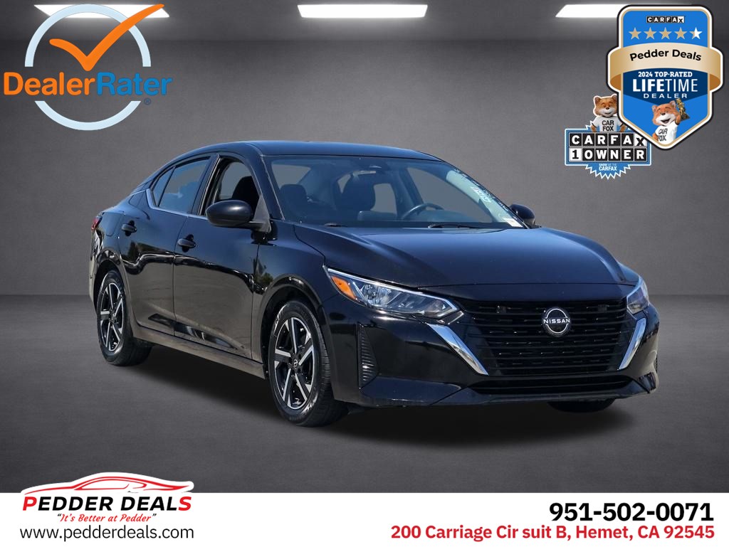 Super Black 2024 Nissan Sentra Sedan Front-Wheel Drive Automatic