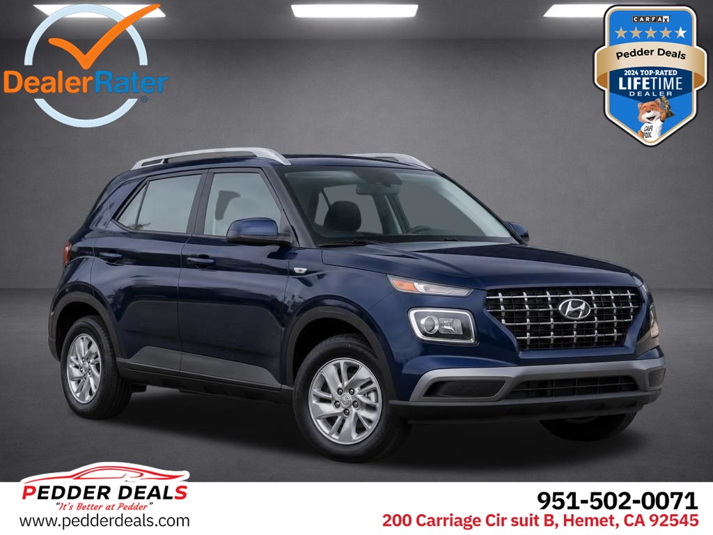 Intense Blue 2020 Hyundai Venue SUV / Crossover Front-Wheel Drive Automatic