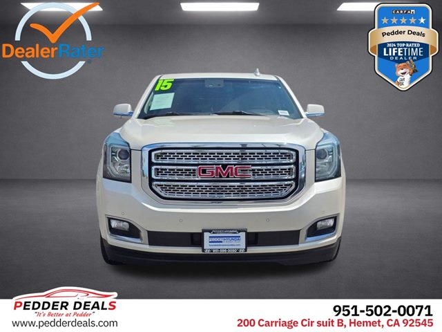White Diamond Clearcoat 2015 GMC Yukon SUV / Crossover Four-Wheel Drive 6-Speed Automatic Overdrive