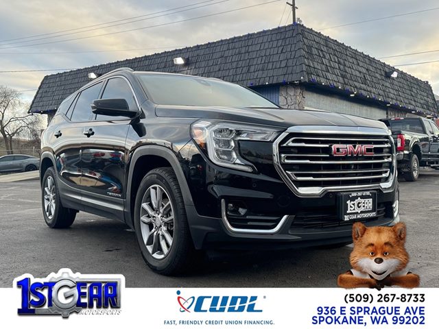 Black (Ebony Twilight Metallic) 2022 GMC Terrain SLT AWD SUV / Crossover All-Wheel Drive Automatic