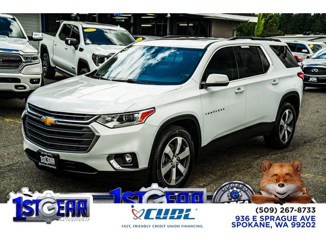 Summit White 2019 Chevrolet Traverse SUV / Crossover Four-Wheel Drive 9-Speed Automatic